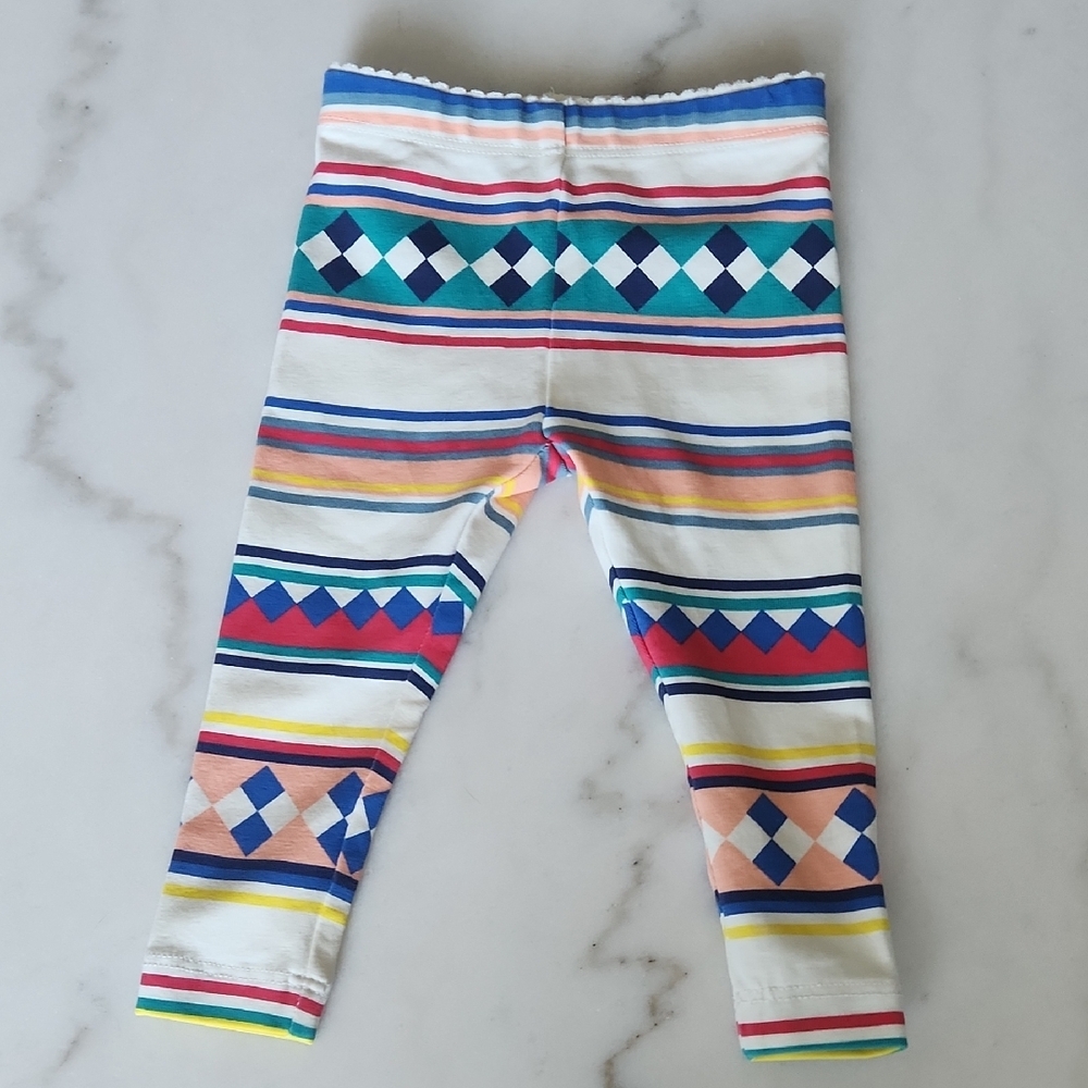 Colorful Striped Kids Leggings